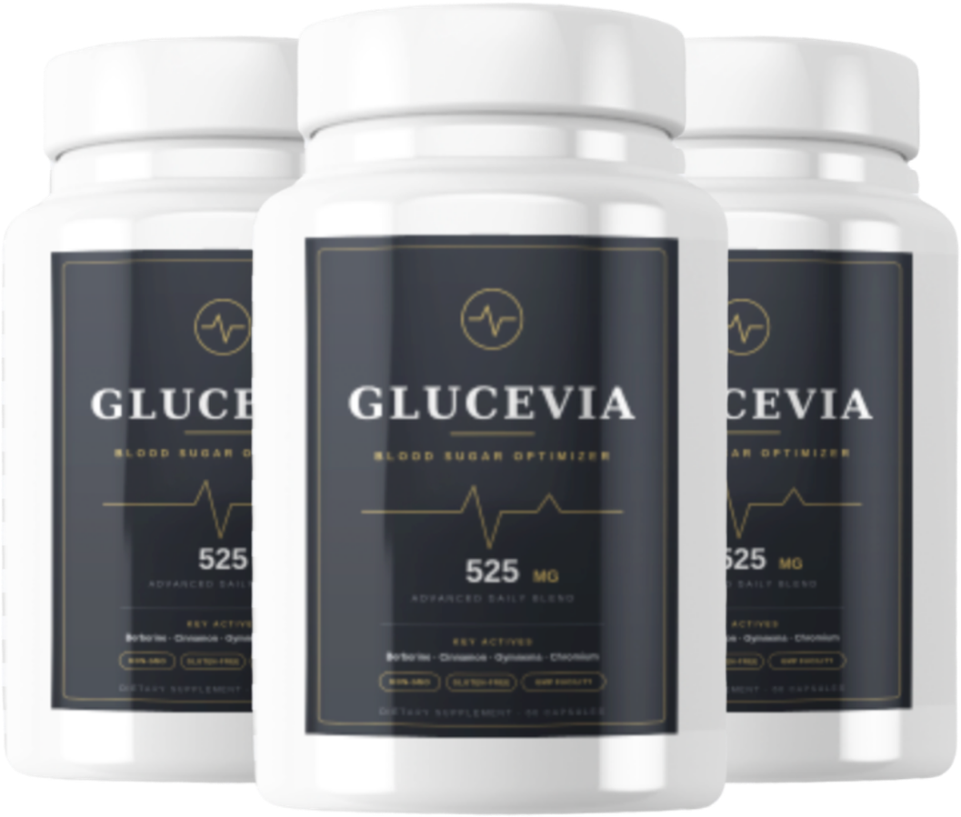 3 bottles of GLUCEVIA